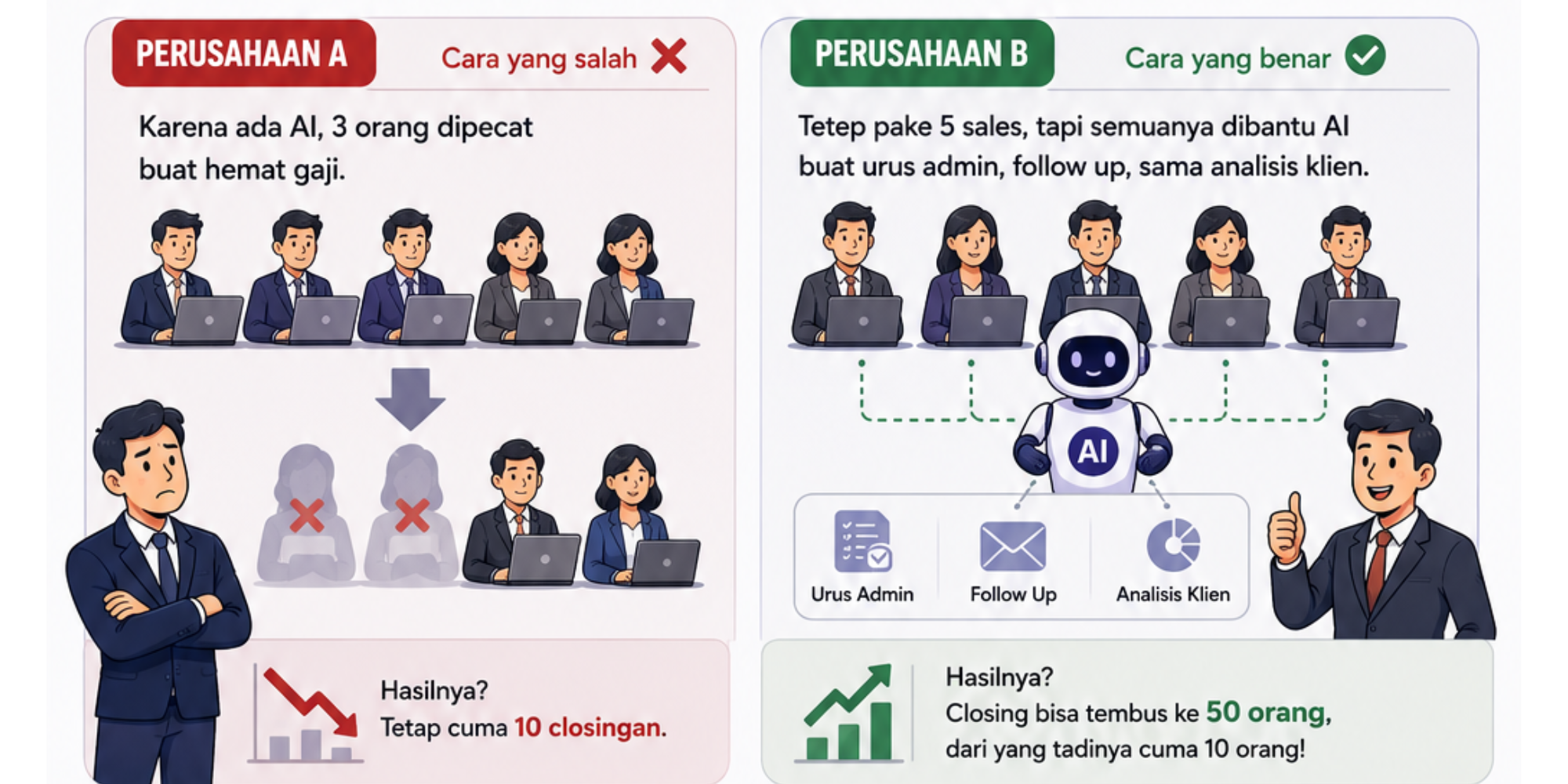 Bisa PHK Banyak Karyawan Karena AI?
